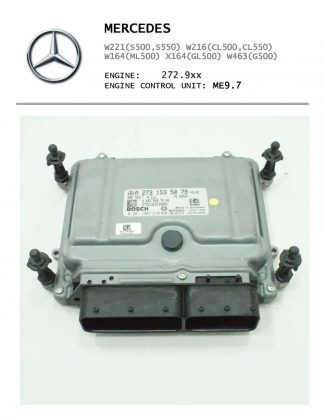 Mercedes W220 W215 - ME2.7 - A1371530079 A1371530179 A1371530479 A1371530879 A0001532879 - ремонт блока управления двигателем