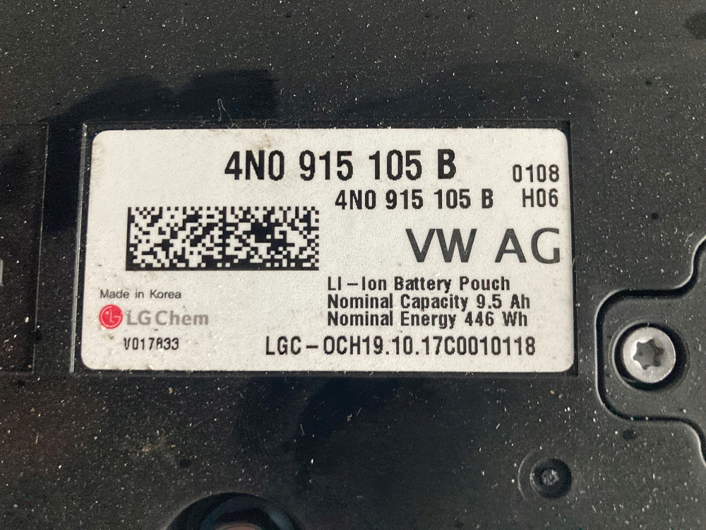 Porsche Taycan 12V Lithium Battery 40Ah Repair